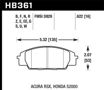 Picture of S2000 DTC-60 Front Brake Pads HB361G.622