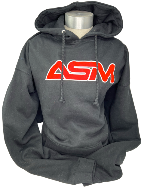 Gray Hoodie Red Logo