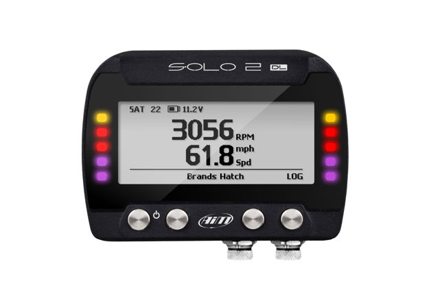 Picture of AiM Solo2 DL GPS Lap Timer, w/OBD2 Plug