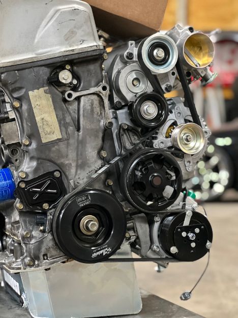 Picture of S2000 K series A/C Compressor + Relocation Lines